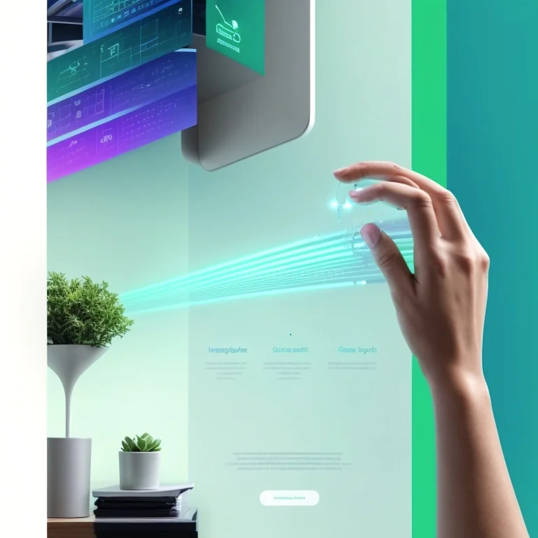 Students collaborating on automation workflows in a modern workspace